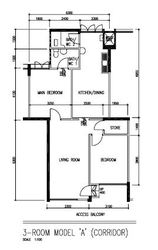 Blk 206 Tampines Street 21 (Tampines), HDB 3 Rooms #161668972